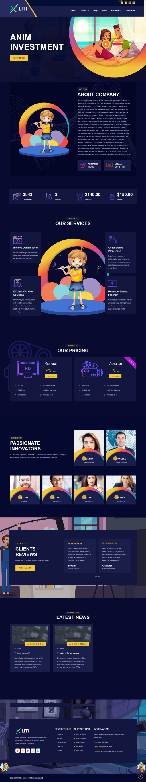 Responsive HYIP Template – 192